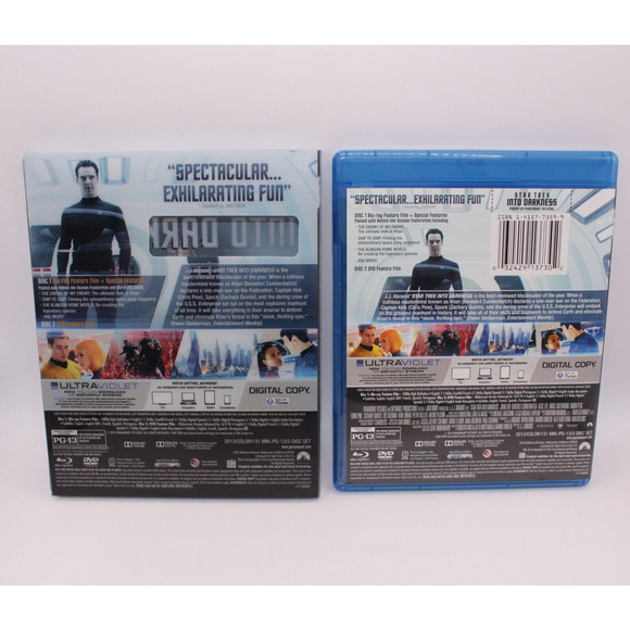 Star Trek Into Darkness (Blu-ray, 2013) with Slipcover - Picture 2 of 7